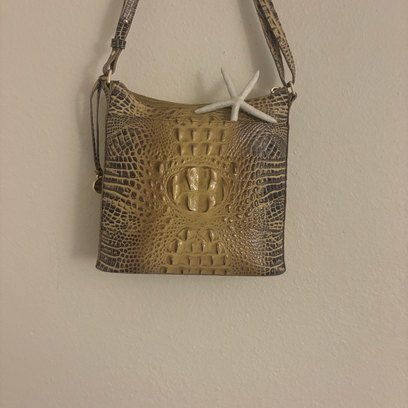 Brahmin Tan Cross  Body or shoulder bag. - Picture 3 of 9